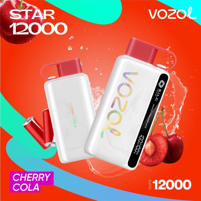 Cherry Cola 12000 Vozol Star (Kiraz ve Kola Jelibon)